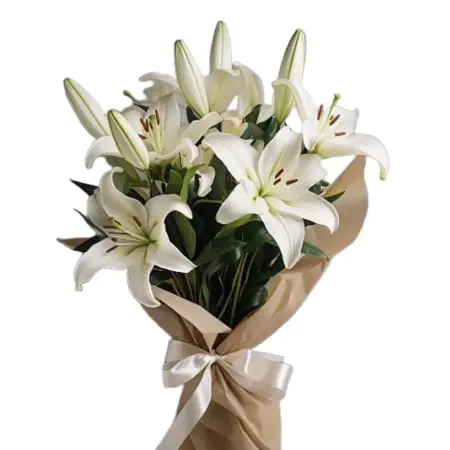 Букет из белых лилий Сюрприз 
